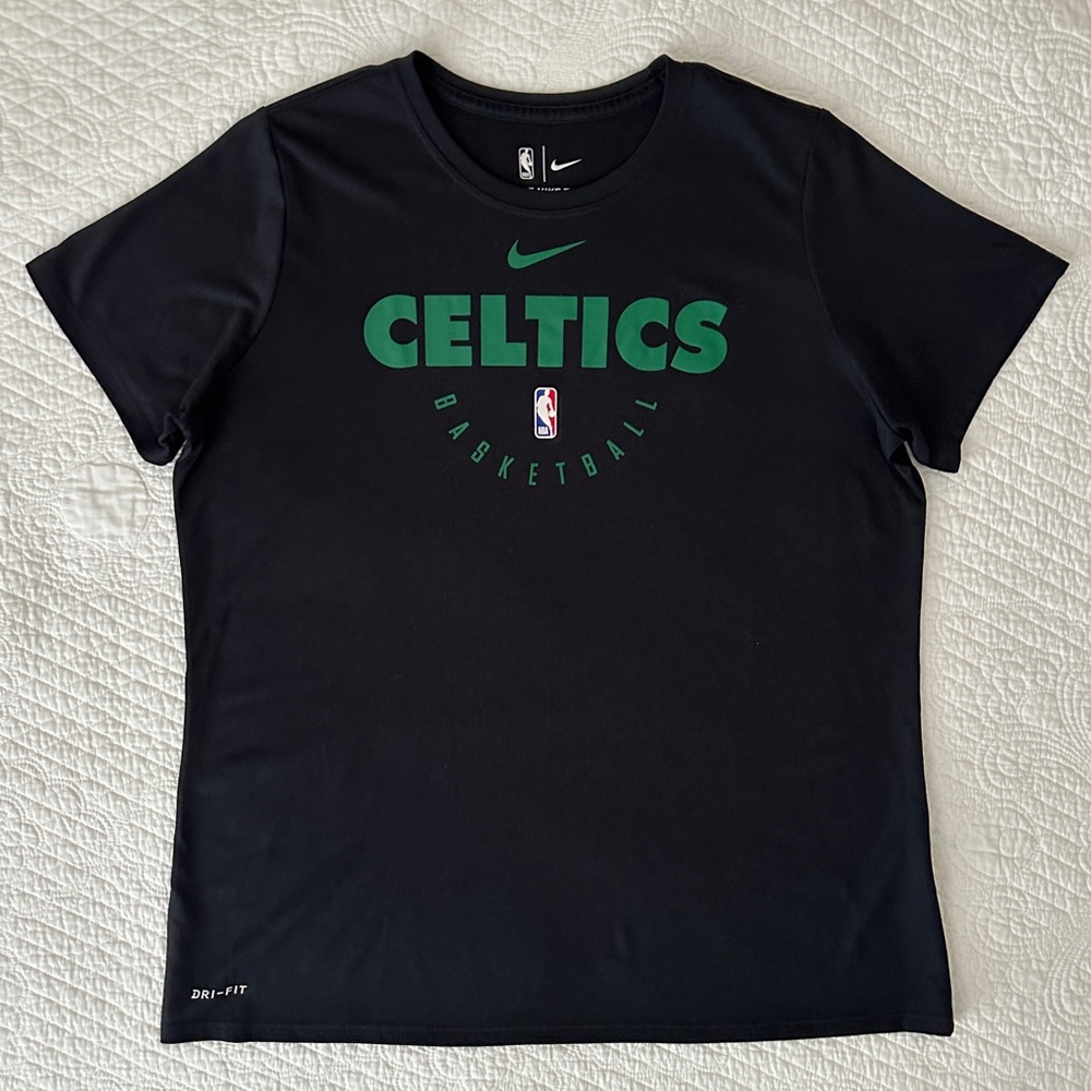 Women's Nike Black Boston Celtics Team Practice Performance T-Shirt XL